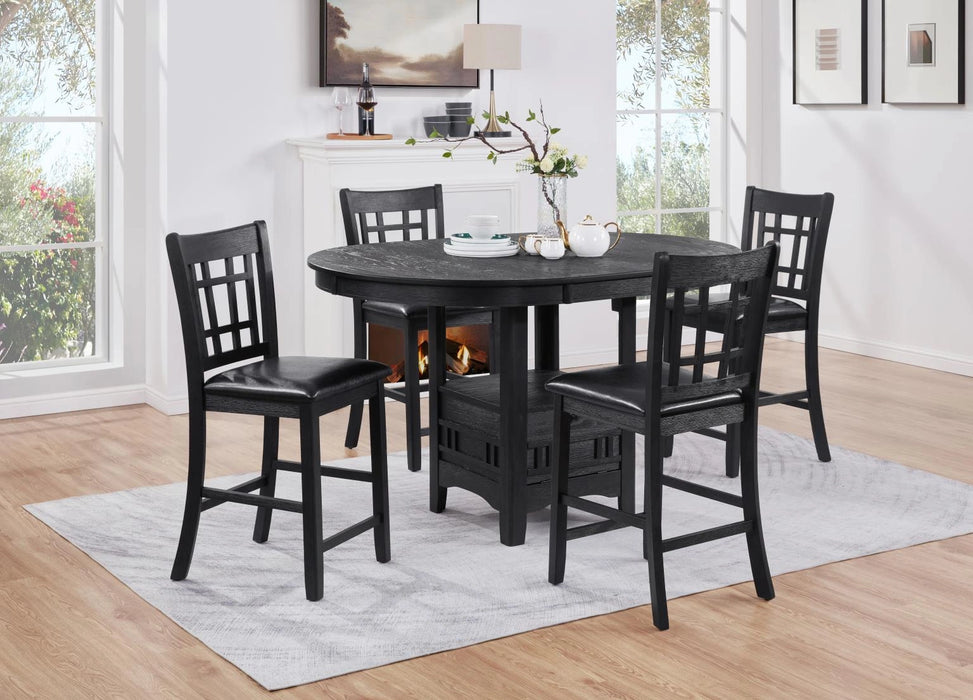 Black Counter Height Chairs (2/Box) Priced As Each