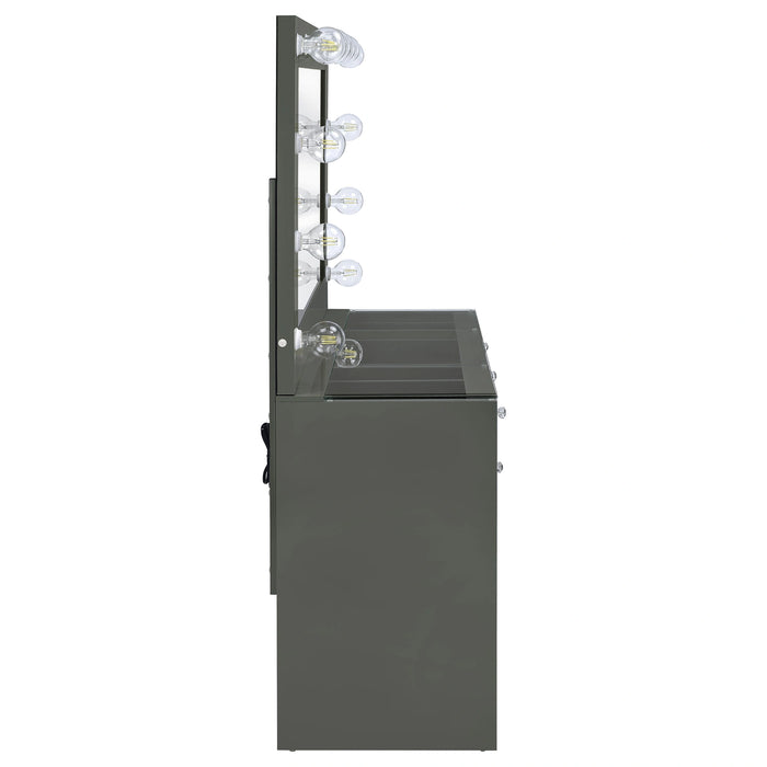 Acena Makeup Vanity Table with LED Mirror