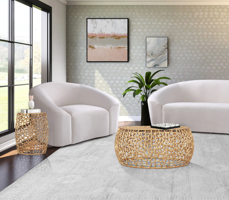 Priya Gold Coffee Table