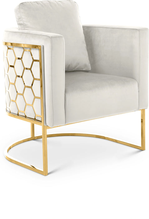 Casa Cream Velvet Chair