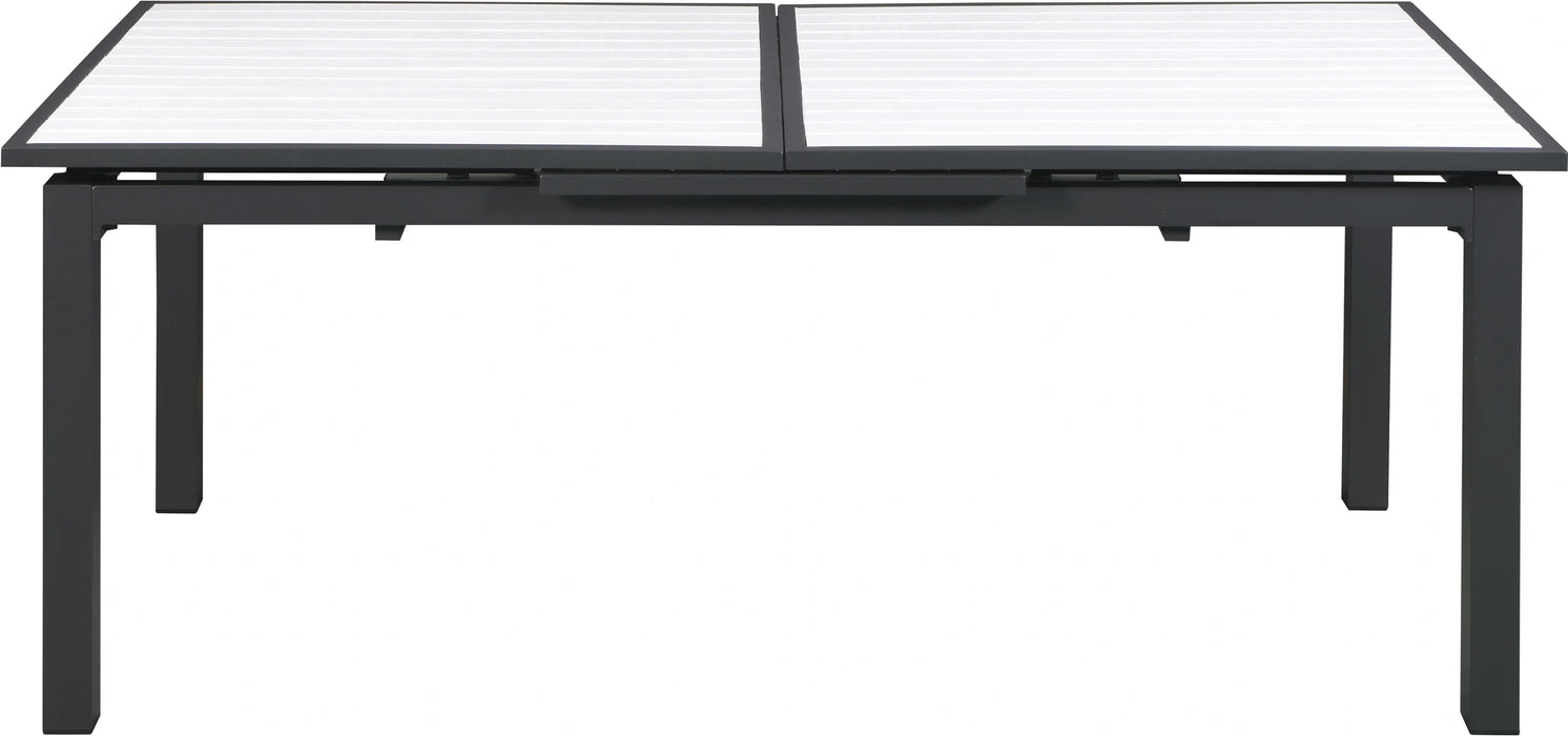 Nizuc White manufactured wood Outdoor Patio Aluminum Dining Table