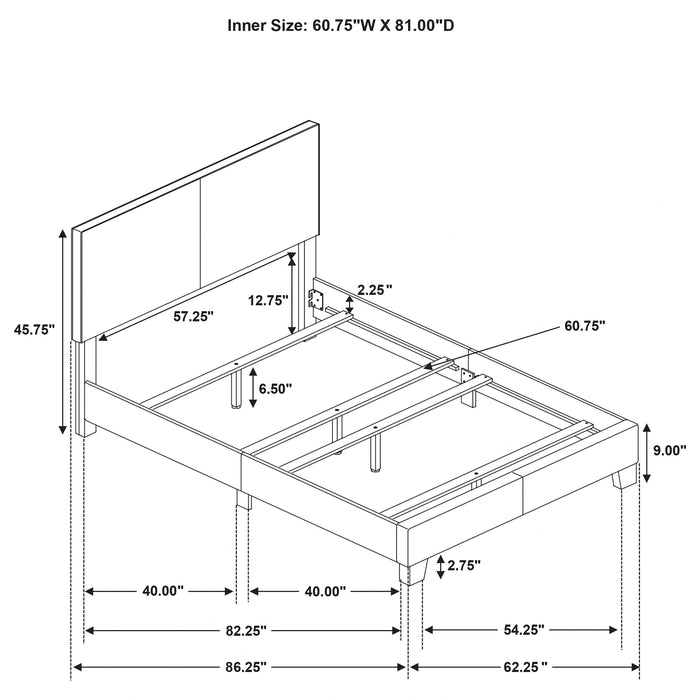 Dorian Panel Bed