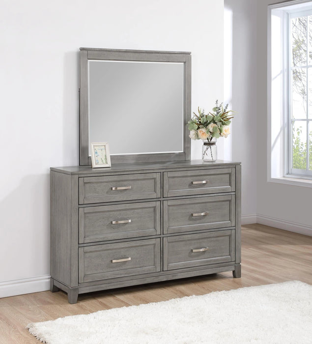 B237 Gray Dresser