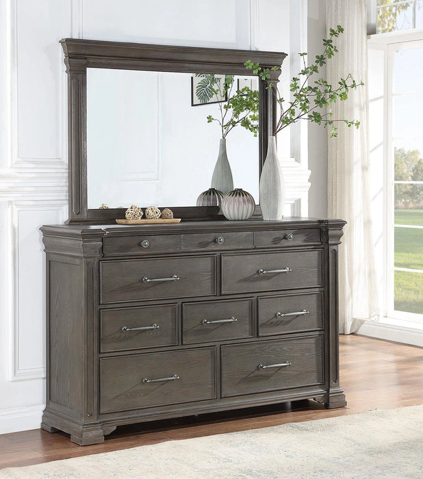 B067 Dark Gray Dresser