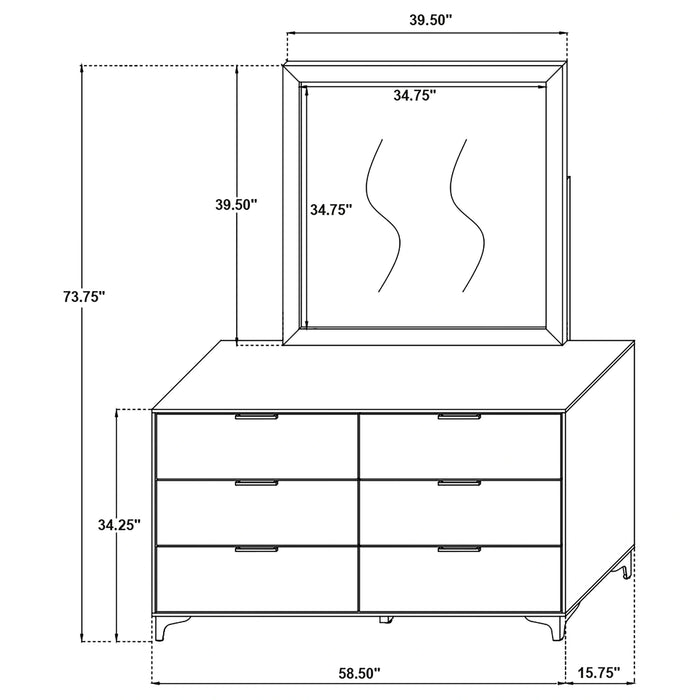 Kendall Dresser with Mirror