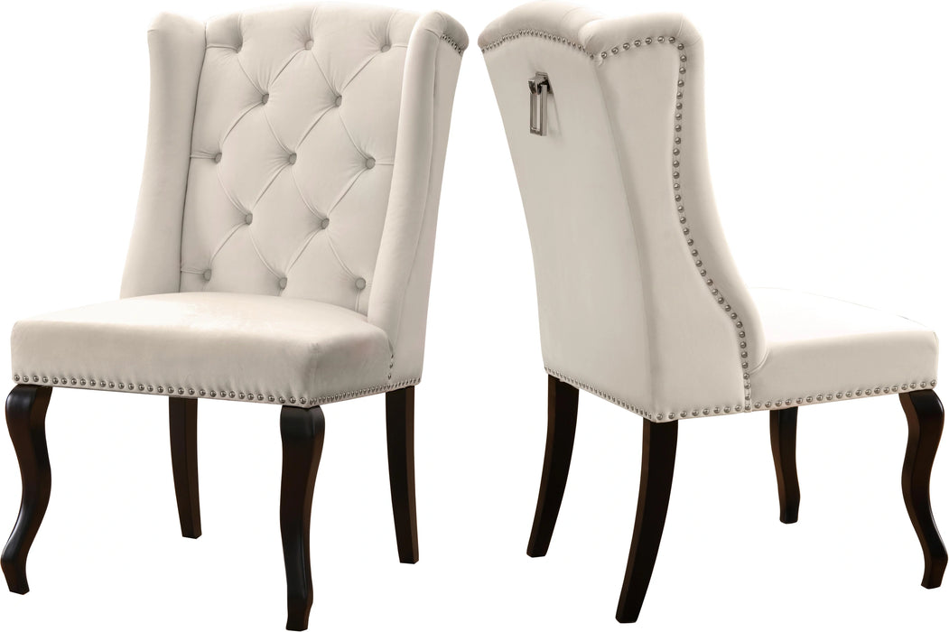 Suri Cream Velvet Dining Chair
