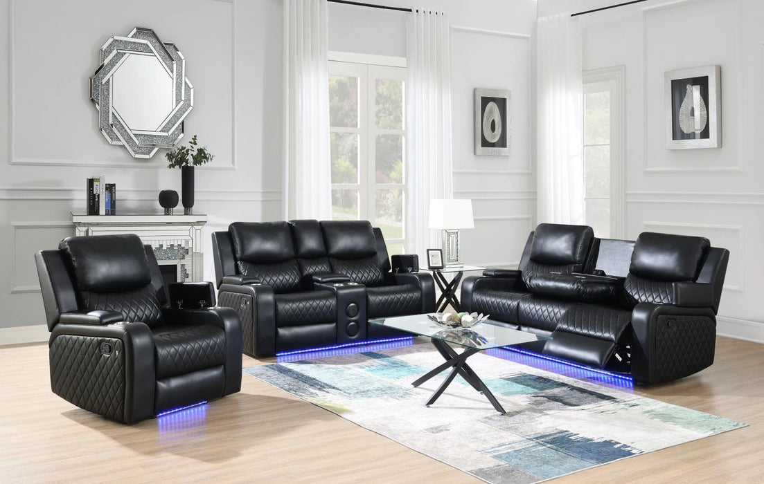 U126 Reclining Sofa-Reclining Loveseat