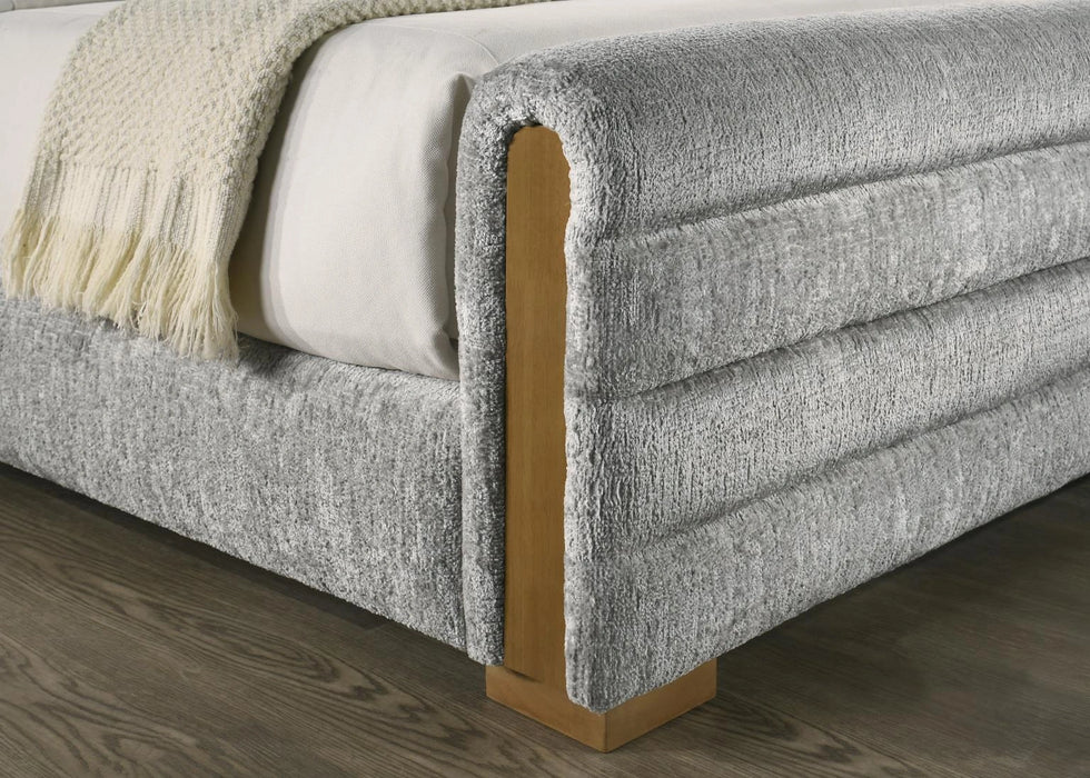 Light Gray Queen Bed
