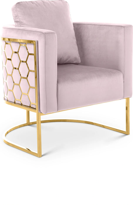 Casa Pink Velvet Chair