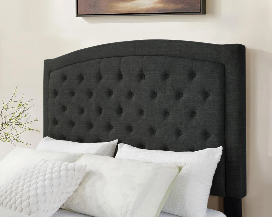 Charcoal Gray King Bed