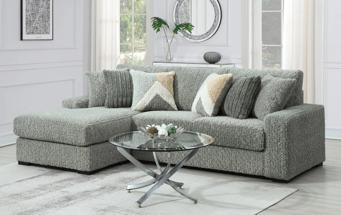 Gray Corduroy Console
