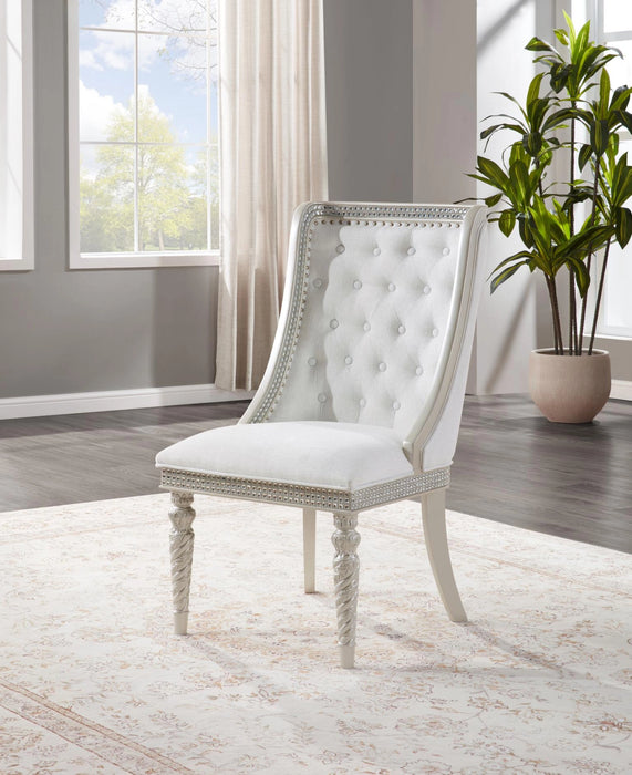 Silver Side Chair