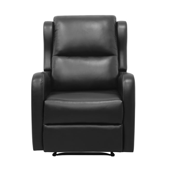 Durant RECLINING CHAIR in Black - 8527BLK-1