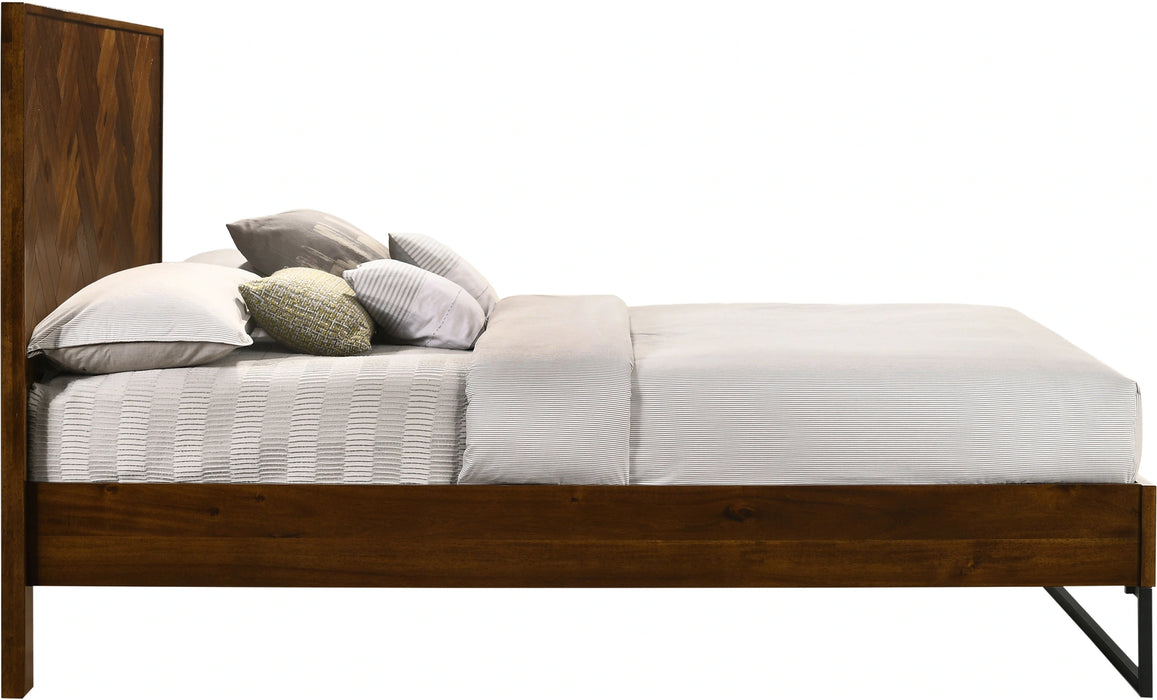 Reed Antique Coffee King Bed (3 Boxes)