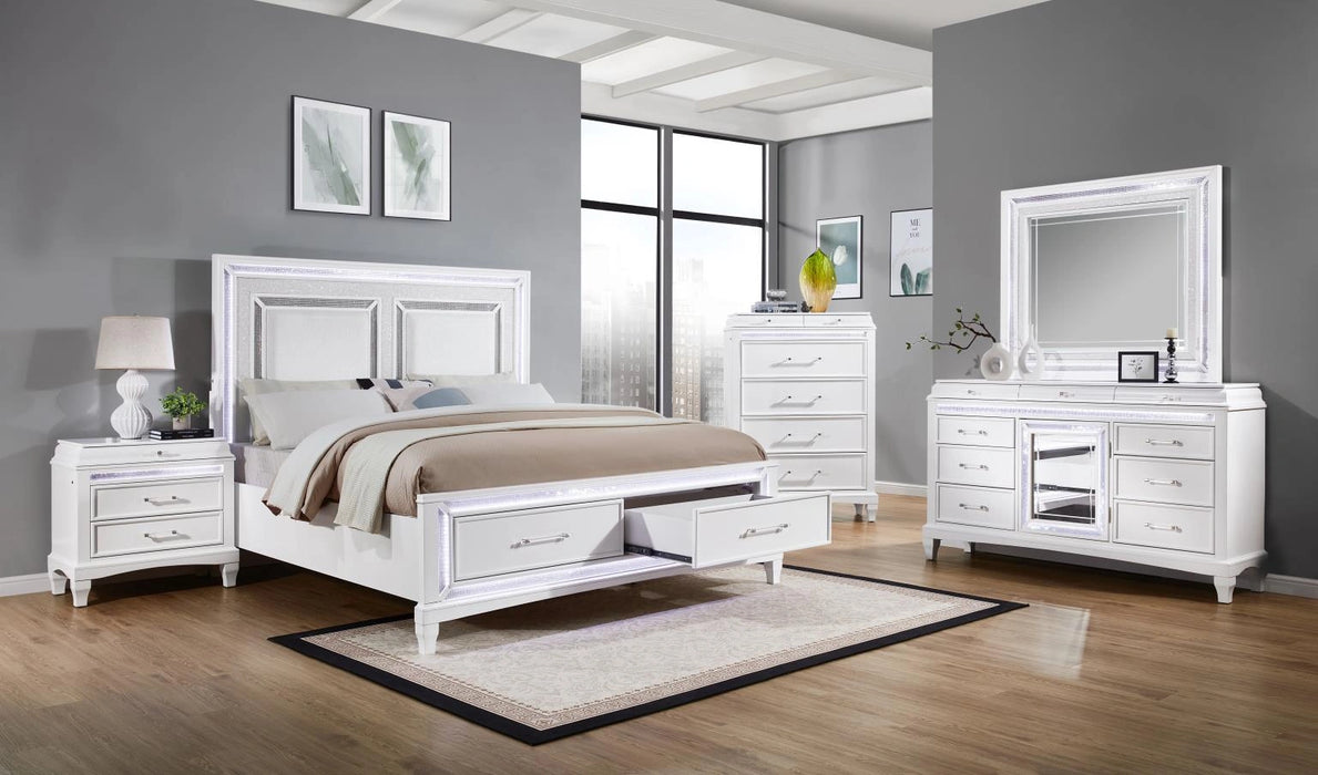 Queen Bed Frame - Dresser - Mirror - Chest - Nightstand