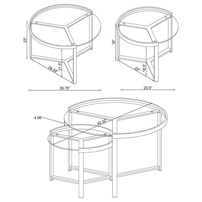 Delia Nesting Coffee Table