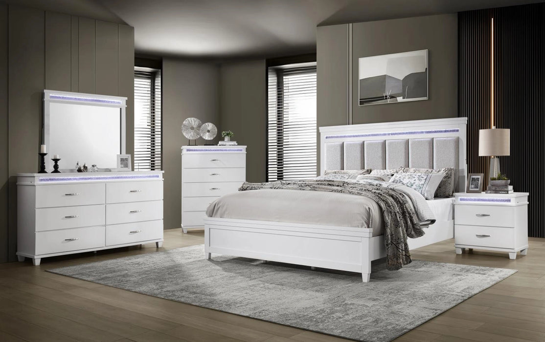 King Bed-Dresser-Mirror