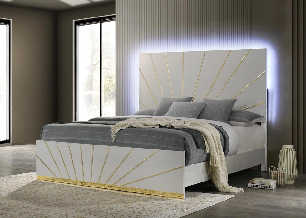 Queen Bed Frame - Dresser - Mirror - Chest - Nightstand