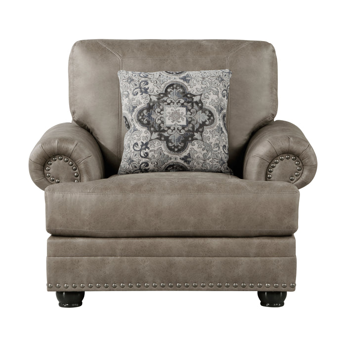 Franklin Chair in Brown - 9260MS-1