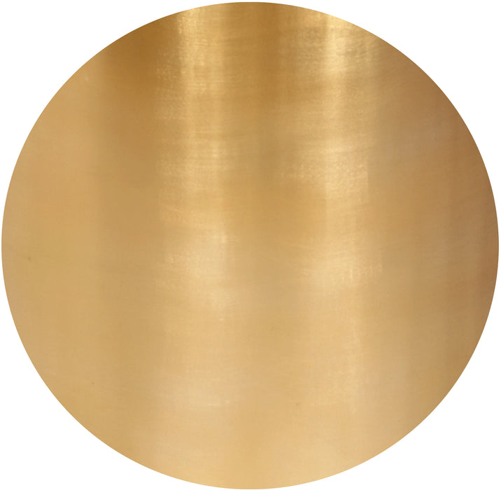 Cylinder Brushed Gold Coffee Table