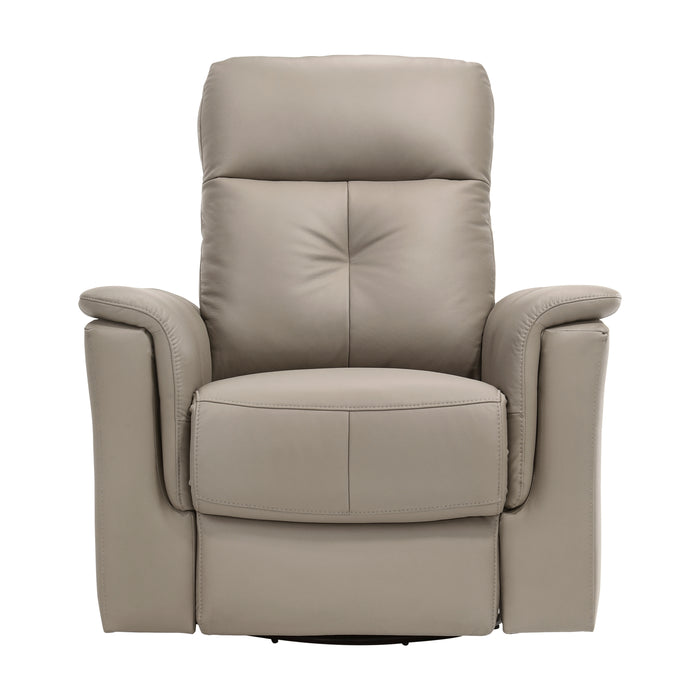 Bristow Swivel Glider Reclining Chair in Beige - 9620LTE-1