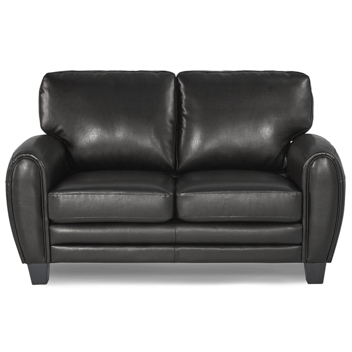 Rubin Loveseat in Black - 9734BK-2