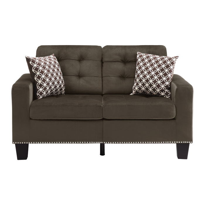 Lantana Loveseat in Brown - 9957CH-2