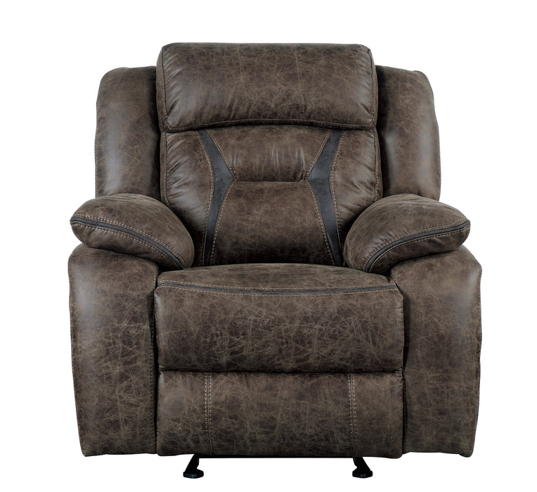 Madrona Hill Glider Reclining Chair in Brown - 9989DB-1