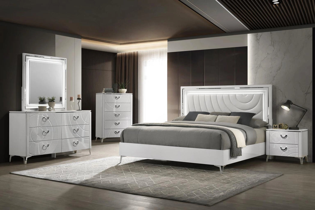 King Bed Frame - Dresser - Mirror - Chest - Nightstand
