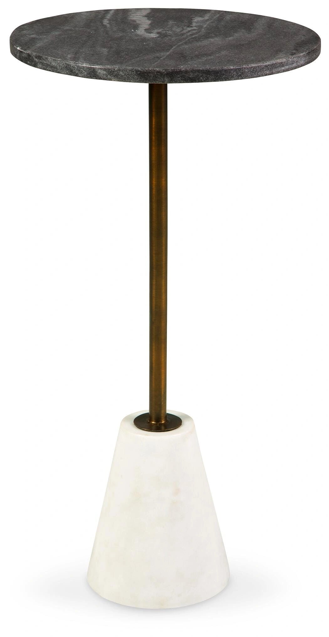 Black/White/Gold Finish