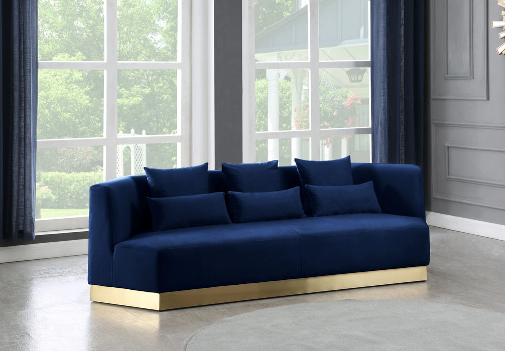 Marquis Navy Velvet Sofa