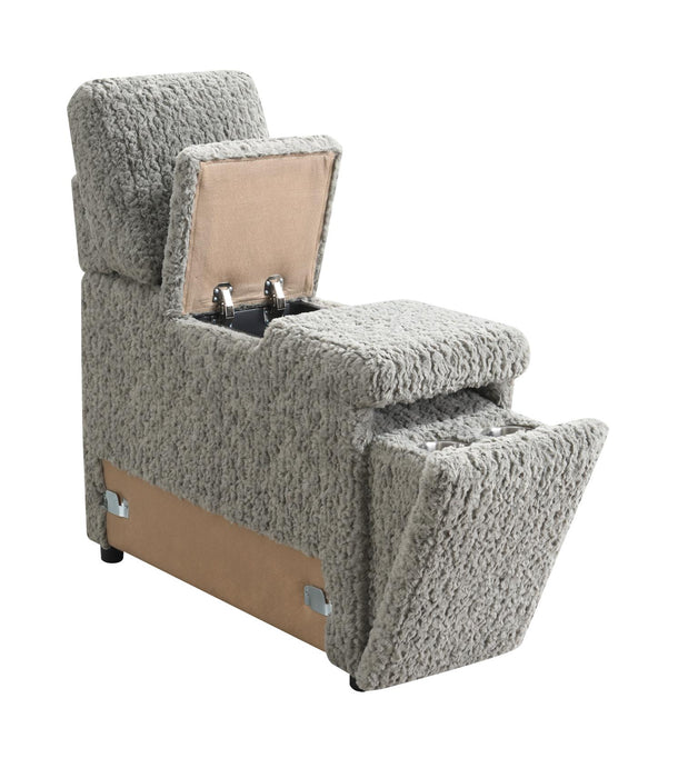 Gray Corduroy Console