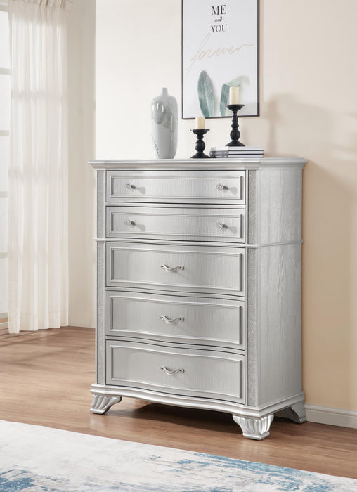 Queen Bed Frame - Dresser - Mirror - Chest - Nightstand