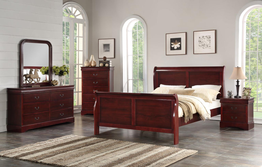 King Bed-Dresser-Mirror