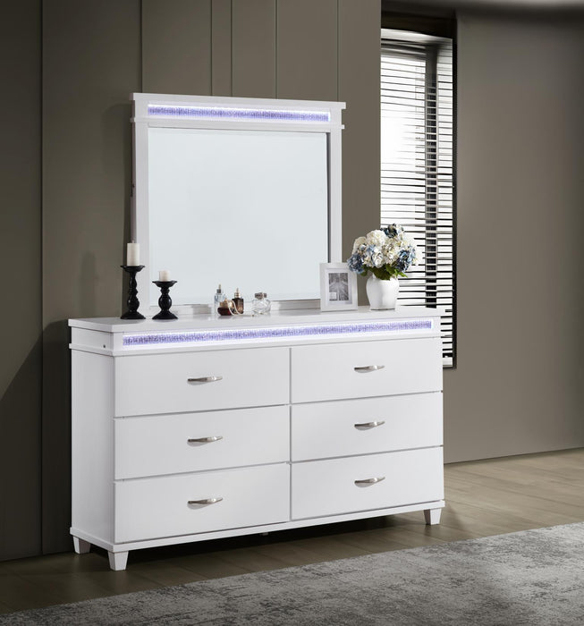 White Led Mirror