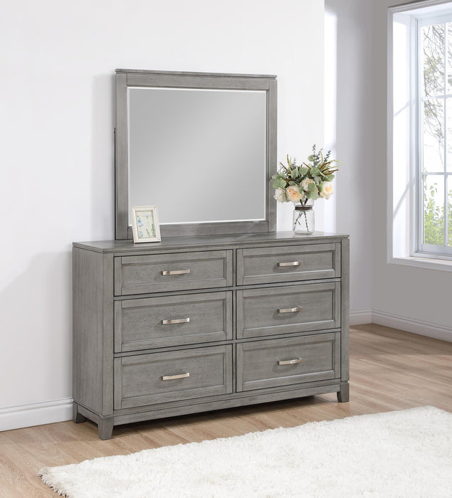 B237 Gray Dresser
