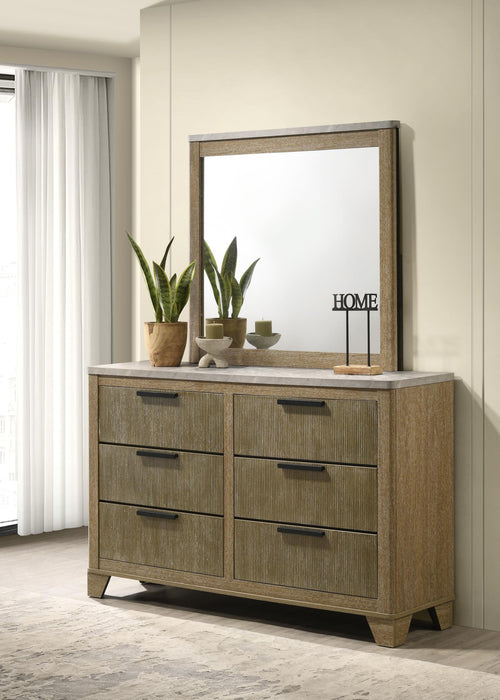 King Bed Frame - Dresser - Mirror - Chest - Nightstand