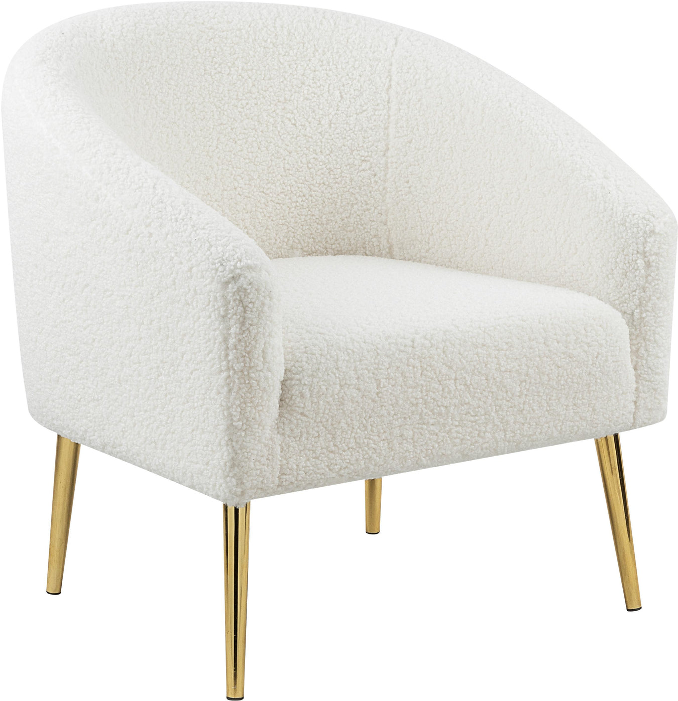 White Faux Sheepskin Fur