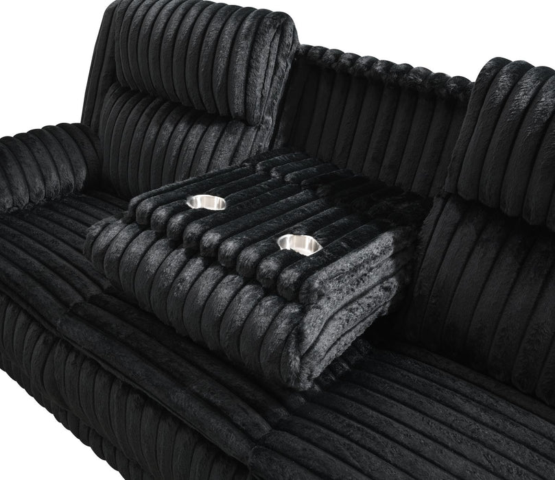 Reclining Sofa-Reclining Loveseat