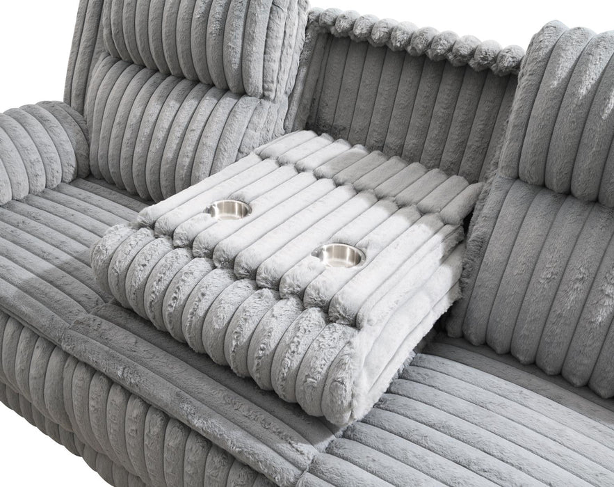 Reclining Sofa-Reclining Loveseat