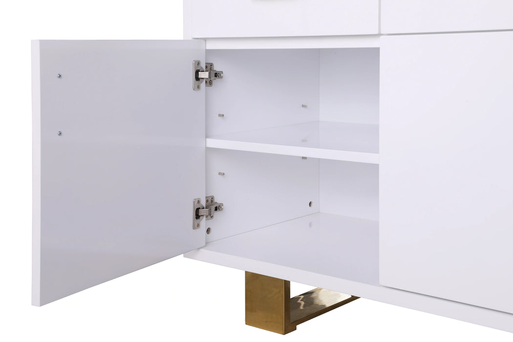 Excel White Lacquer Sideboard/Buffet