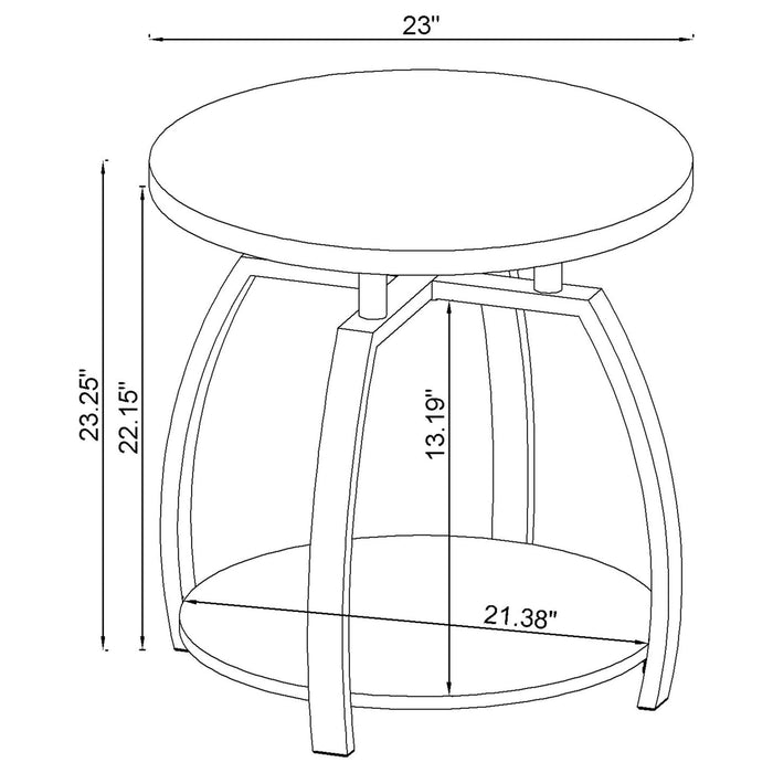 Dacre Mobile Coffee Table Set