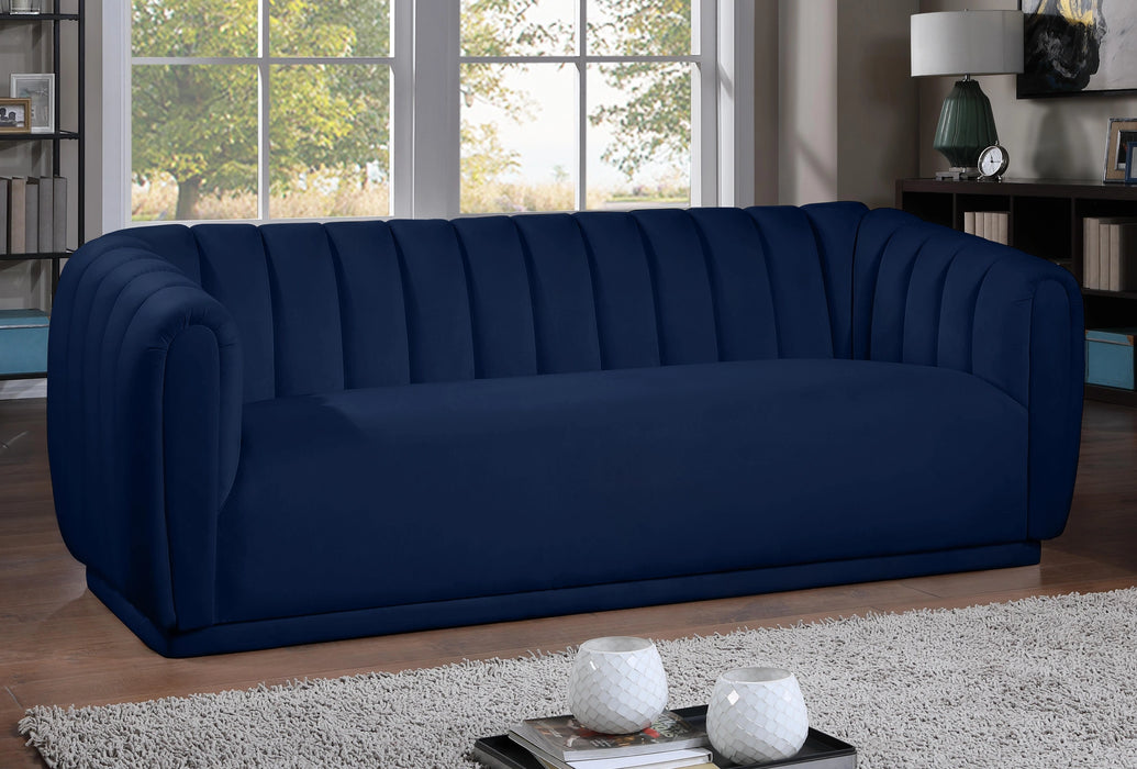 Dixie Navy Velvet Sofa