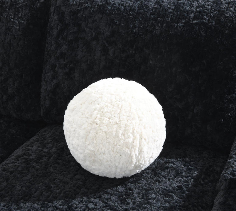 Black Corduroy Loveseat