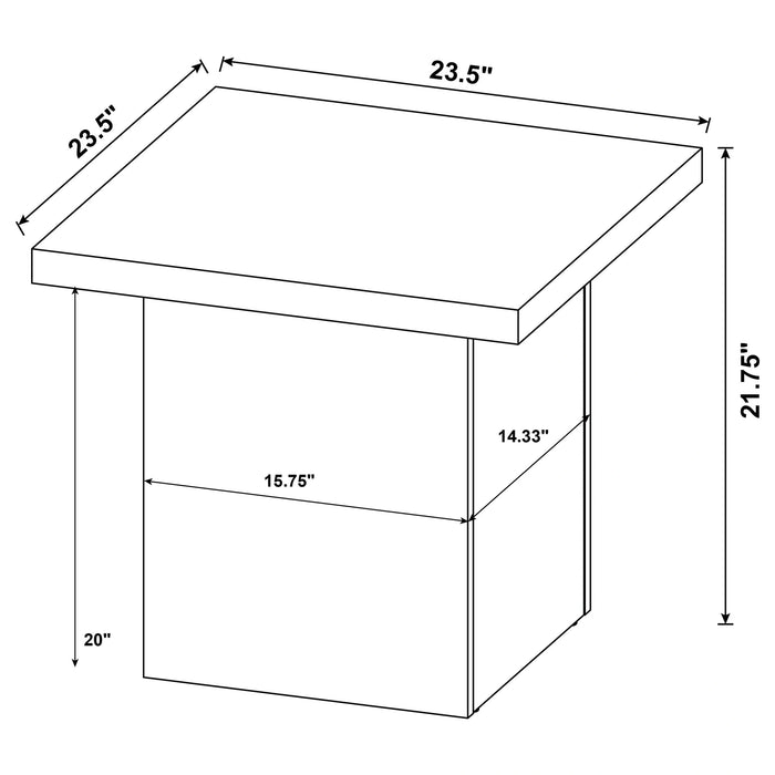 Devar End Table