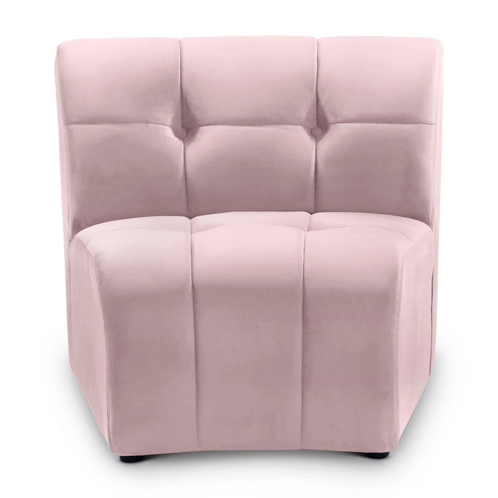 Limitless Pink Velvet Modular Chair