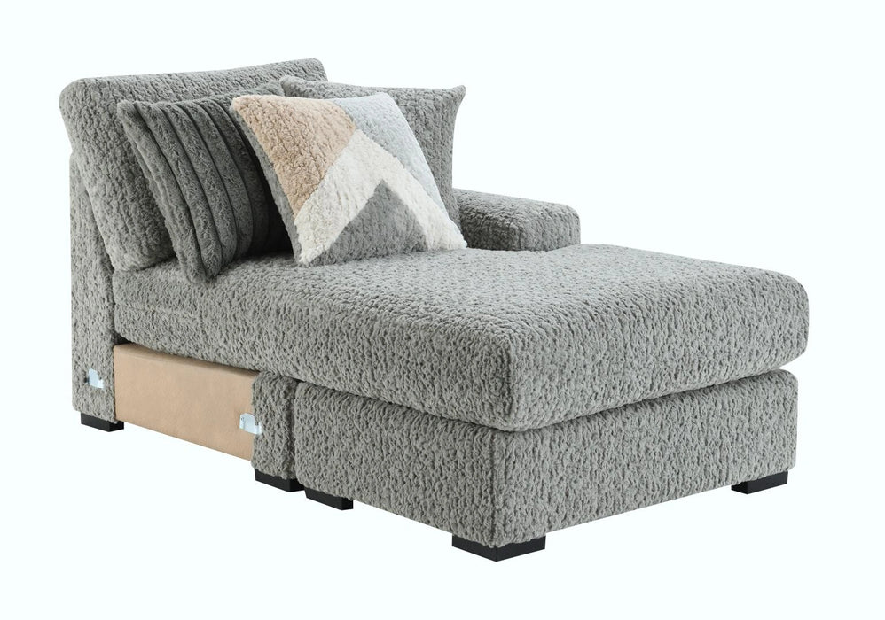 Gray Corduroy Console