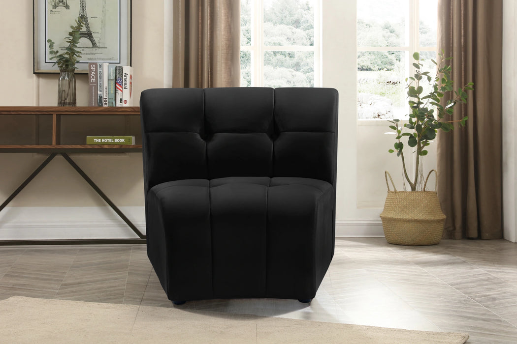 Limitless Black Velvet Modular Chair