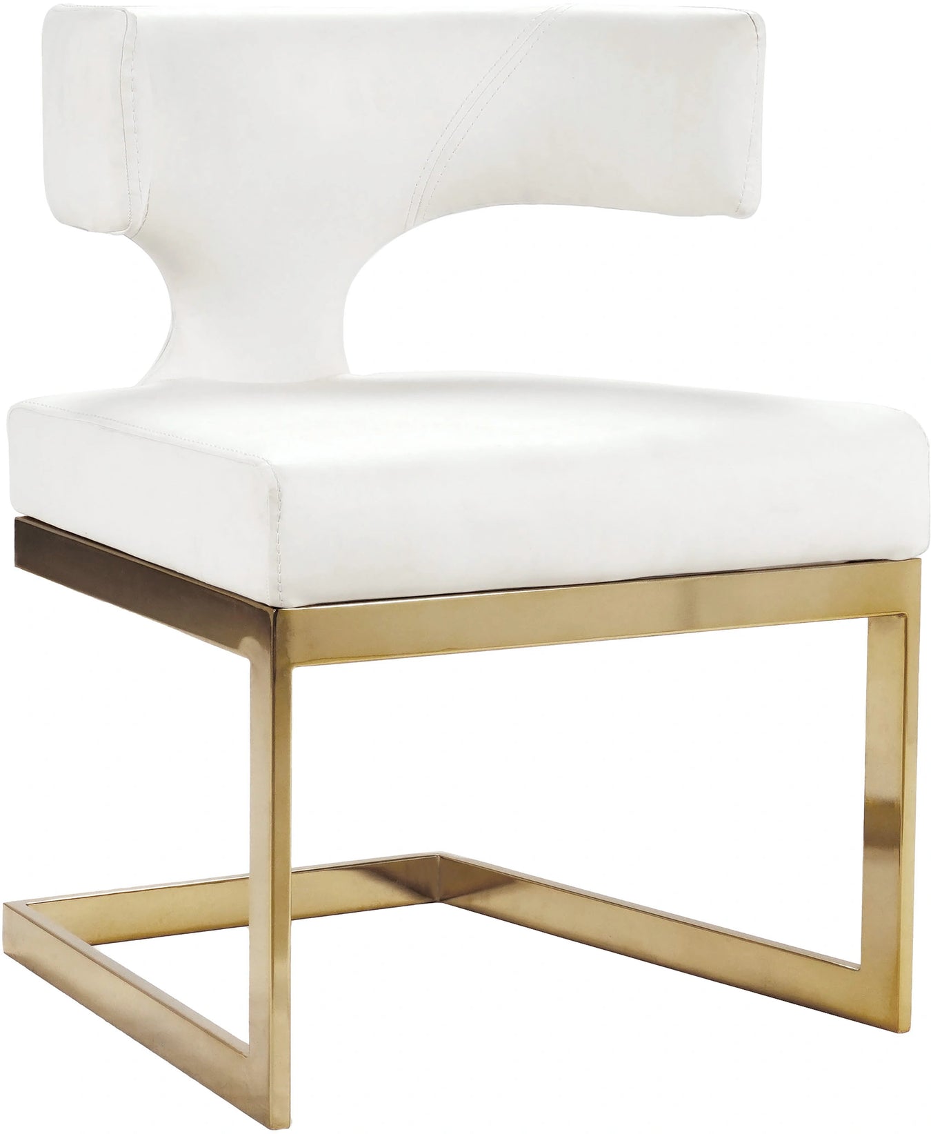 White Faux Leather