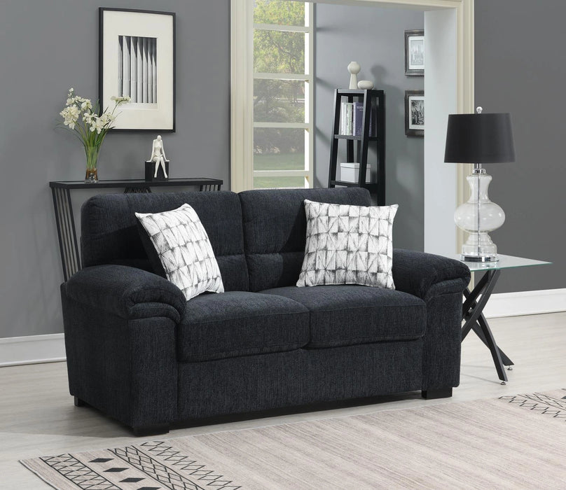 Charcoal Loveseat